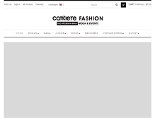 Tablet Screenshot of cantierefashion.com